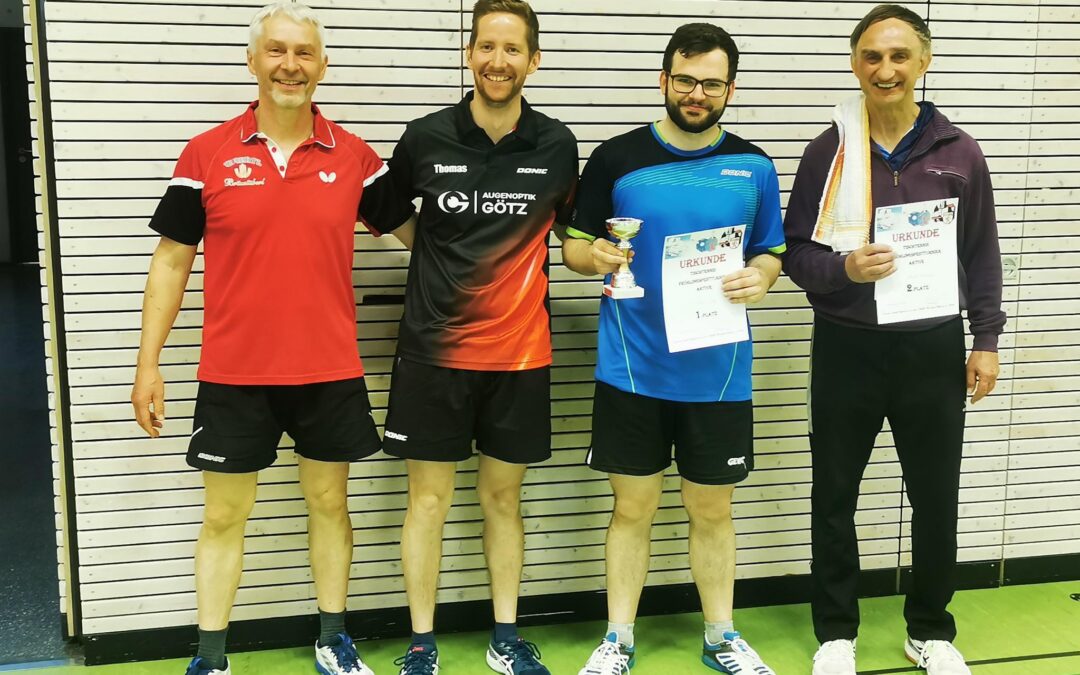 Premieren-Erfolg in Wasserburg: Packende Ballwechsel beim 1. Frühlingsfestturnier der Tischtennisabteilung